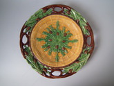 Minton Majolica pine cone platter