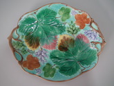 Wedgwood Majolica grape & strawberry platter