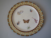 Wedgwood Majolica butterfly & insect reticulated plate