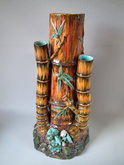 Worcester Majolica bamboo stick stand