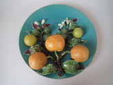Menton Majolica Citrus fruits wall plate