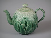 Small Majolica Cauliflower teapot