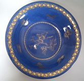Wedgwood Lustre hummingbird lily tray
