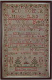 Antique Sampler, 1793 Sampler by Sarah Thackeray
