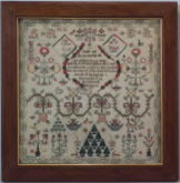 1804 Sampler by Agnes Rob