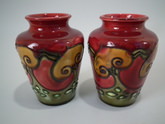 Pair Small Minton Secessionist No.6 vases
