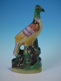 Staffordshire bird figure