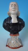 Staffordshire Pearlware 'John Wesley' bust