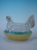 Staffordshire hen on nest turren