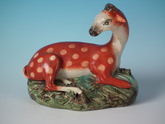 Staffordshire Pearlware deer figure
