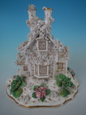 Large Staffordshire cottage pastille burner