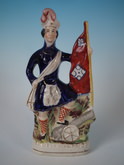 Staffordshire 'Scotlands Pride' titled figure