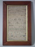Antique Sampler, 1707, by Barbara Newman