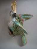 Majolica Cockatoo Wallpocket (Large)
