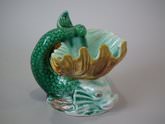 Wedgwood Majolica dolphin & shell salt