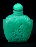 René Lalique Green Glass 'Roger & Gallet Le Jade' Perfume