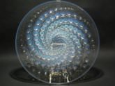 René Lalique Glass Opalescent 'Volutes' Coupe Plate