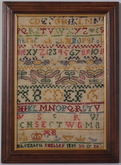 1732 Sampler by Elizabeth Smalley