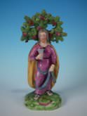SALT Staffordshire Pearlware bocage figure of St. John