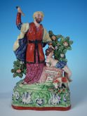 Staffordshire Pearlware Abraham & Isaac bocage group