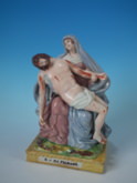 Staffordshire Pearlware 'Our Lady of Sorrows' Virgin with Christ figure