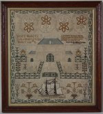 Antique Sampler, 1806, by David Robertson