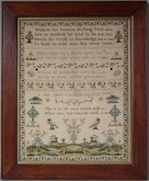 Antique Sampler, 1799, by Jane Goodwin