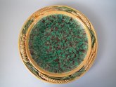 Minton Majolica Wheat Ears Bread Platter