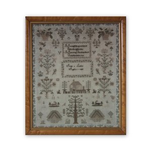 Antique Sampler, 1837, by Anne Lumley