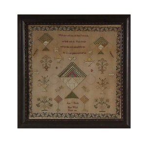Small Antique Sampler, 1835, by Ann Boutle