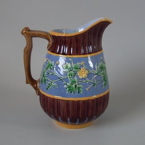 Minton Majolica Buttercup Jug/Pitcher