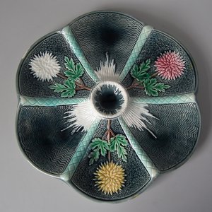 Wedgwood Majolica Oyster Plate