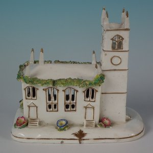 Staffordshire porcellaneous church