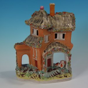 Large Staffordshire Cottage with Spaniel