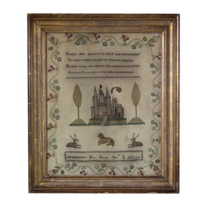 Antique Sampler, 1821, by Mary Skirrow