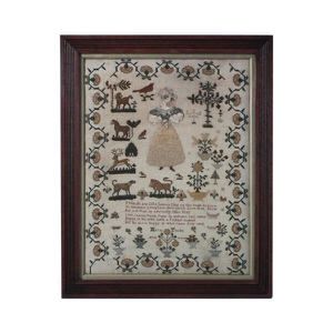 Sampler by Maria Tooby. c.1820