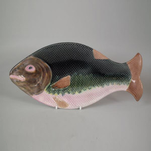 Majolica Fish Platter