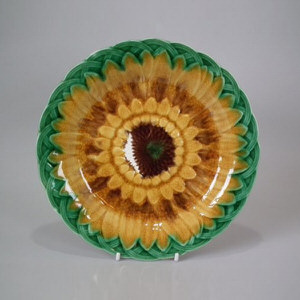 Wedgwood Majolica Sunflower Plate