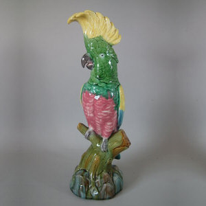 Mintons Majolica Cockatoo