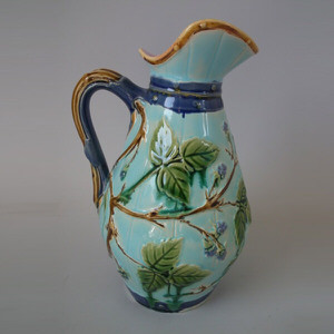 Minton Majolica blackberry pitcher