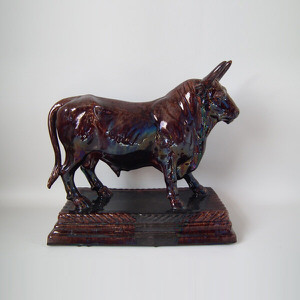 Large Mafra Palissy Bull figure