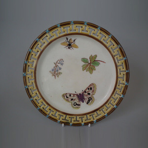 Wedgwood Majolica butterfly & insect reticulated plate