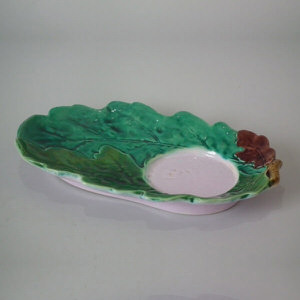 Minton Majolica acorn saucer