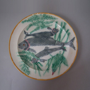 Wedgwood majolica fish plate