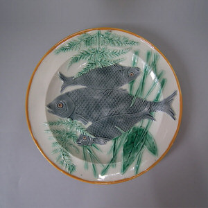 Wedgwood majolica fish plate