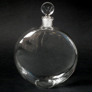 René Lalique Clear Glass 'Worth' Perfume Bottle