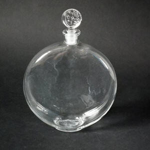 René Lalique Clear Glass Perfume Bottle