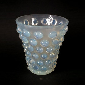 Rene Lalique Opalescent Glass 'Bammako' Vase