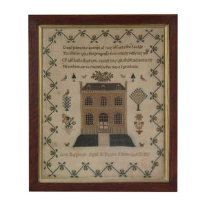  1839 House Sampler by Ann Norgrove