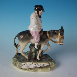 Parr Staffordshire Pottery 'Sancho Panza' titled figure